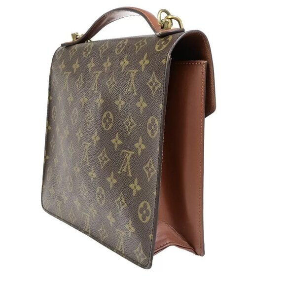 LOUIS VUITTON Monceau 28 2Way Shoulder Hand Bag Monogram Leather - Picture 4 of 16